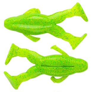 G2G刘缘新款迷你幽灵蛙Ghost frog雷蛙踢水蛙软饵黑坑鱼饵路亚饵