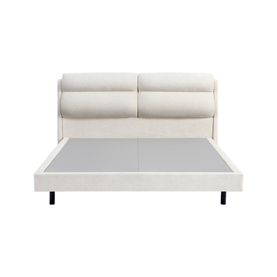 布艺床现代简约主卧家用奶油意式单双人床 世茂康莱德 Luxury床架