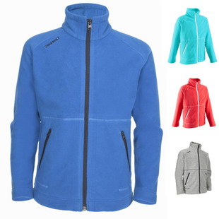 迪卡侬Tribord儿童装户外运动航海保暖软壳抓绒衣摇粒绒开衫