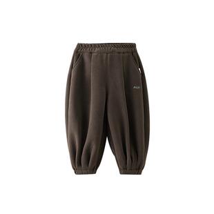 米乐熊男童裤子儿童宝宝新款灯笼裤长裤童装男孩休闲裤束脚运动裤