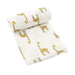 婴儿加厚超柔纯棉纱布新生吸水浴巾盖毯毛巾被盒装宝宝送口水巾