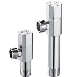 潜水艇加长角阀全铜加长款三角阀冷热水阀门开关加长丝4分八字阀