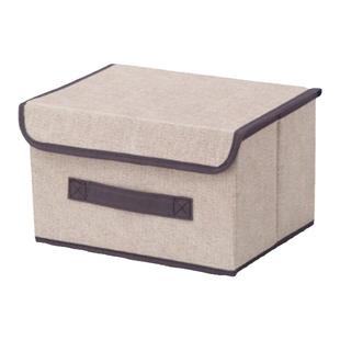 布艺收纳箱学生宿舍家用卧室内衣杂物玩具折叠整理盒无纺布小号厚