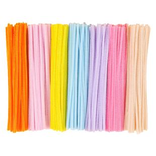 加密扭扭棒手工diy材料包超密特密妞妞棒马卡龙彩白色毛根条花束