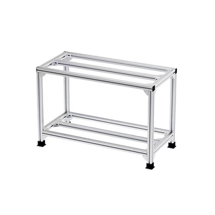 花孔40银色 铝型材鱼缸架 铝鱼缸架定制 鱼缸架子 铝合金鱼缸架