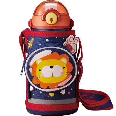 苏泊尔儿童保温杯双盖316L不锈钢