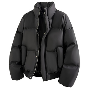 冬季立领棉服女加厚保暖宽松韩版棉袄2025新款百搭学生面包服外套