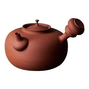 觅白红泥砂铫壶侧把玉书煨纯手工夫煮茶副榜炉超薄紫泥炭炉泡茶器