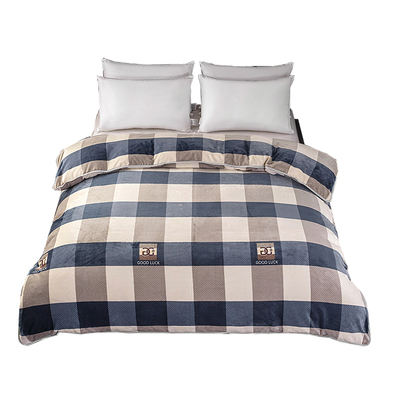 加厚法兰绒被套牛奶绒