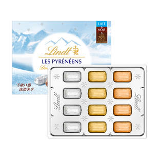 【自营】Lindt瑞士莲冰山雪融混合黑巧克力85g糖果零食伴手礼