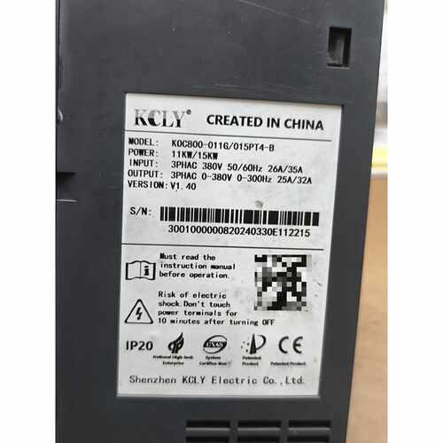议价KOC800011G015PT4B科力变频器11K维修