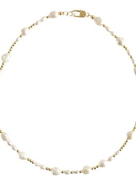 HOPIN巴洛克小米珠锁骨链珍珠款