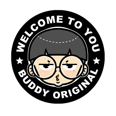 buddy原创渐变小熊手机挂绳
