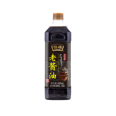 恒顺特级老酱油800ml*2瓶酿造生抽厨房调味极提增鲜红烧凉拌酱油
