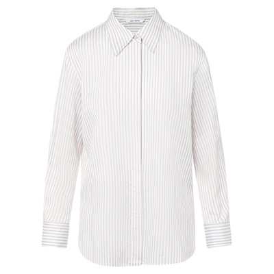 【宋妍霏同款 高智衣橱】朗姿条纹衬衫老钱风气质时尚通勤上衣