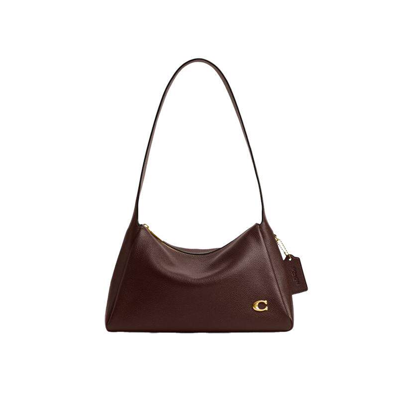 【自营】COACH/蔻驰Lola29纯色皮革女士单肩斜挎包手提包腋下包
