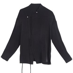 豆蔻依缘现代舞舞蹈服长袖衬衫上衣宽松显瘦新中式练功服演出服女