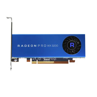 全新4G盒装AMD Radeon Pro WX 3200专业设计制图绘图图形独立显卡