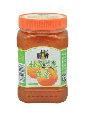 广村顺甘香蜂蜜柚子茶浆1kg
