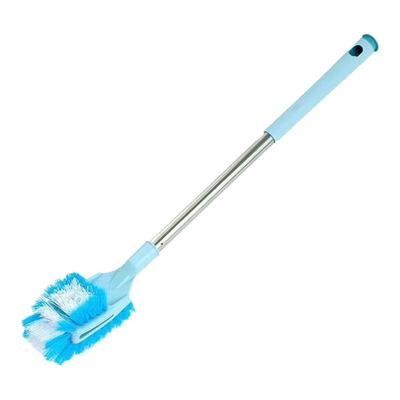 双面不锈钢加长蹲厕刷多功能清洁