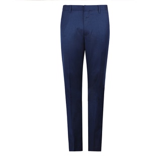 元本修身羊毛正装西裤男英伦免烫商务西装裤小脚直筒休闲西服裤子