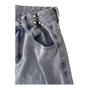 皮带女高级感隐形收腰神器裤子裤腰大改小纽扣牛仔裤腰带装饰夏季