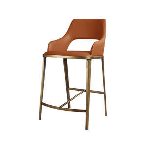 轻奢吧台凳子网红高脚凳子家用北欧时尚现代简约吧椅设计师款7106