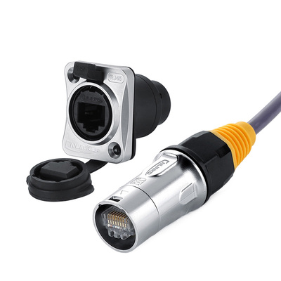 凌科RJ45网口防水航空插头插座