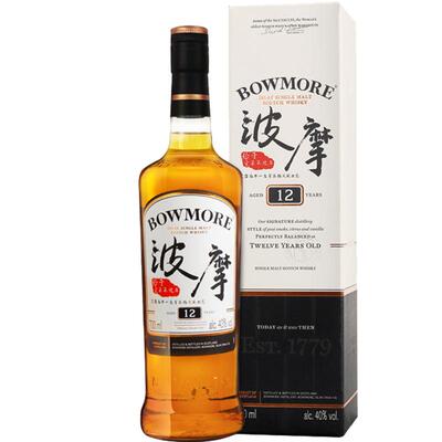 宾三得利波摩12年洋酒700ml