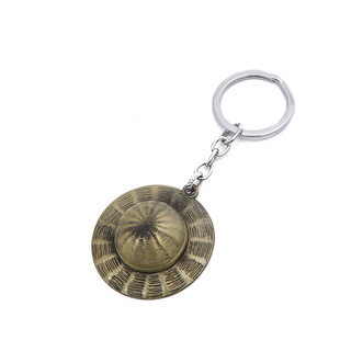 海贼王钥匙扣挂件乔巴路飞装饰书包骷髅头钥匙链汽车金属腰挂男士