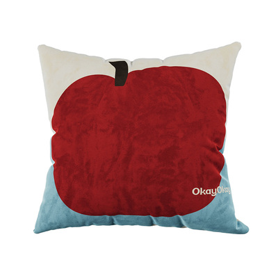 okay苹香蜜梨简约客厅抱枕套沙发抱枕靠垫办公室腰枕套床头靠背垫