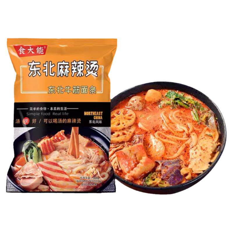 食大能牛筋面麻辣烫袋装