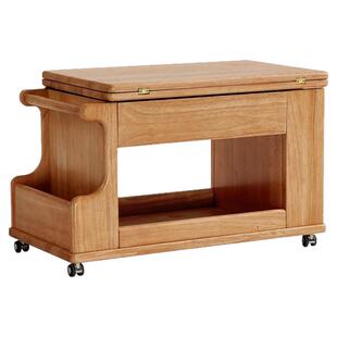 林氏家居全实木茶几桌客厅家用可移动折叠边几小茶几木业小满系列