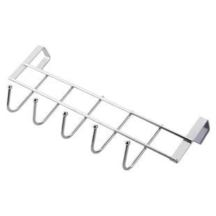 厨房橱柜门专用五连挂架内挂钩厨柜用架置物吊柜下挂毛巾挂挂衣钩