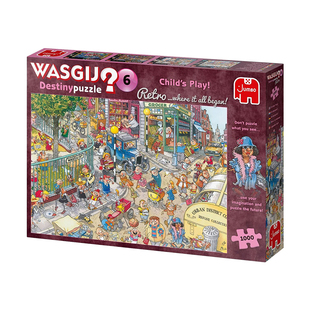 JUMBO高级拼图1000片拼装玩具成人解压益智玩具人物拼图生日礼物