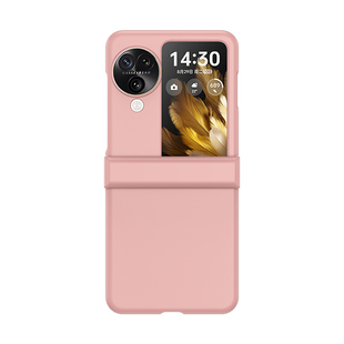 适用oppofindn3flip手机壳中轴铰链全包findn2flip外壳高级oppo折叠屏n3flip新款套n2flip小折叠find女款后盖