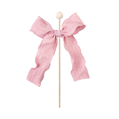 紫色蝴蝶结褶皱丝带推推乐蛋糕筒