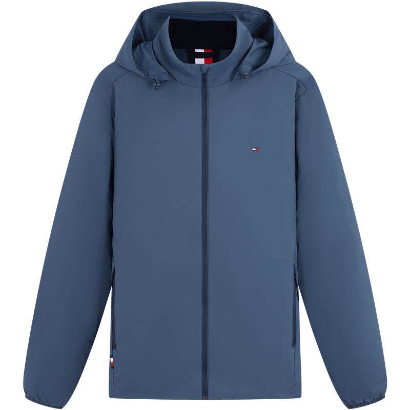 Tommy男装户外登山连帽棉服夹克