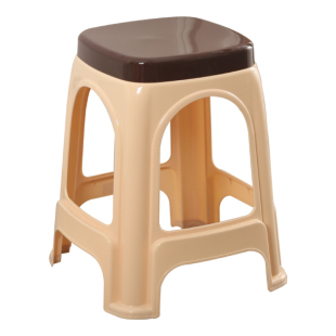 【特价】熟胶家用加厚塑料凳子餐桌椅子成人客厅胶凳子成人方凳