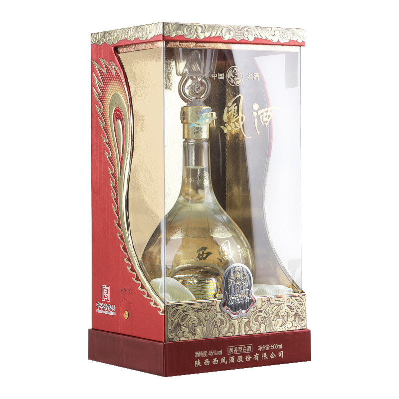 西凤酒海窖龄10年45度凤香型白酒