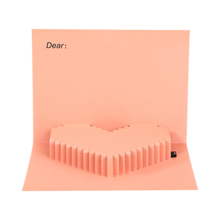七夕情人节礼物送女友女生恋人情侣精致录音贺卡立体高级感创意diy手工祝福卡写字可定制代写祝福爱心小卡片