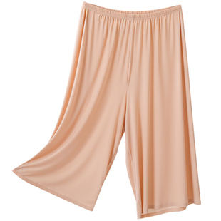 冰丝五分裤女薄款夏季配裙打底裤无痕防走光宽松内搭防透大码短裤