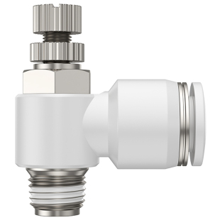 气动SL8-02气缸气压控制调速节流阀4-M5流量调节可调气管接头6-01