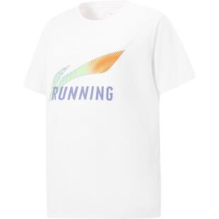 李宁童装短袖T恤男大童2026新款跑步系列青少年夏季针织童装