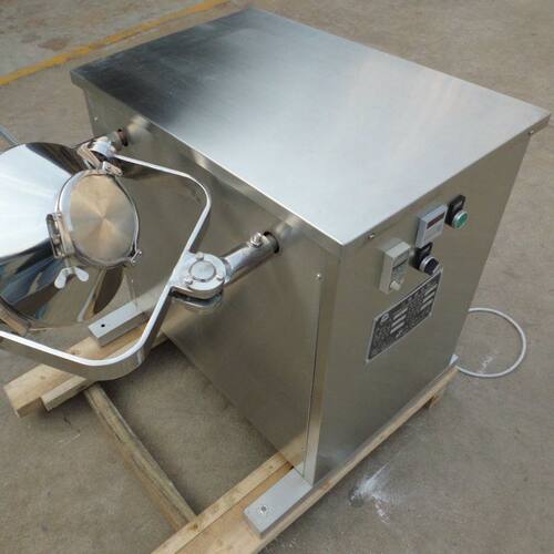 滚筒式中西药材混合机 大型畜牧养殖饲料搅拌机 实验室三维混合机