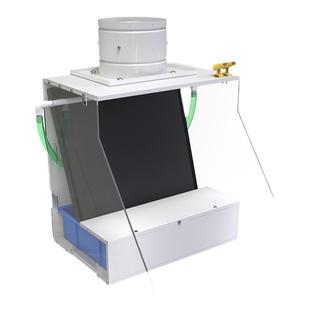 水帘喷漆箱懒懒负压同学高达模型喷涂模弹手办喷漆野沙排风工作台