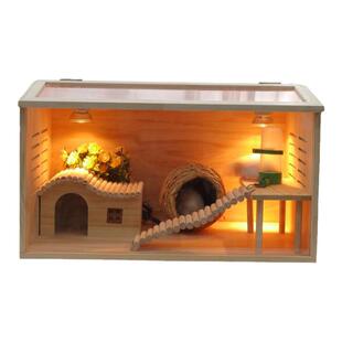 芦丁鸡饲养箱玻璃推拉门单层多层家用仓鼠宠物保温育雏饲养箱鸡窝