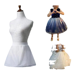 儿童裙撑日常礼服洛丽塔骨架宝宝鱼骨撑衬短款夏季女童演出