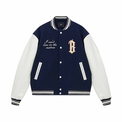 BONELESS弧形logo毛巾绣棒球服