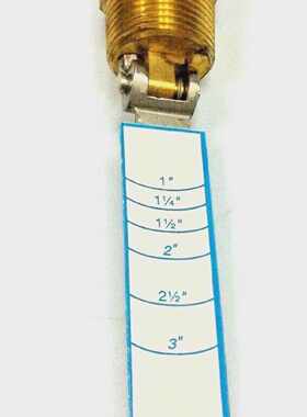 THOMAS PRODUCTS Model 2400 P/N 19650 Paddle Type Brass Liqui